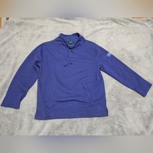Lauren Ralph Lauren Blue Mock Neck Pullover
